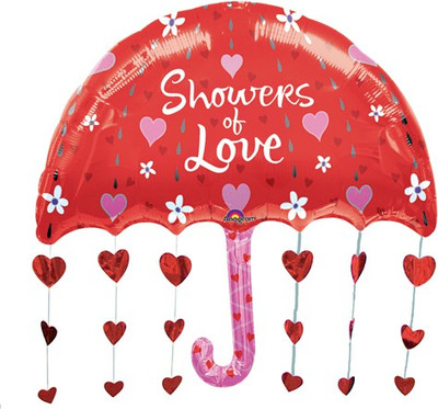2% OFF on Anagram Showers Of Love Printed Balloon