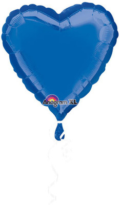 Anagram Dark Decorator Heart Solid Balloon Anagram Dark Decorator Heart Solid Balloon