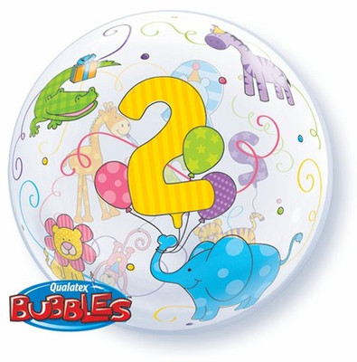 2% OFF on Anagram Age 2 Jungle Animals Printed Bubble Balloon