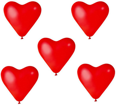 60% OFF on Abee Heart Shape Latex Solid Balloon