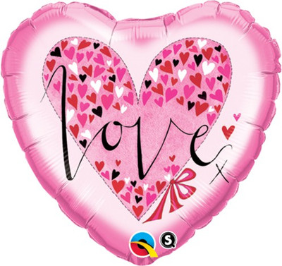 6% OFF on Anagram Rachel Ellen-Love Little Hearts Printed Balloon