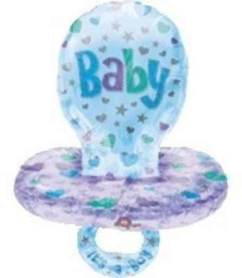 Anagram Boy Baby Pacifier Printed Balloon Anagram Boy Baby Pacifier Printed Balloon