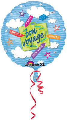 6% OFF on Anagram Bon Voyage Printed Balloon