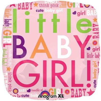 2% OFF on Anagram Little Baby Girl Letters Printed Balloon 2% OFF on Anagram Little Baby Girl Letters Printed Balloon