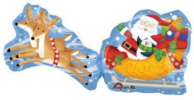 2% OFF on Fusion Balloons Santa and Sleigh Printed Balloon 2% OFF on Fusion Balloons Santa and Sleigh Printed Balloon