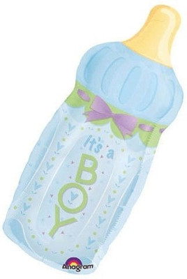 Anagram Boy Baby Bottle Printed Balloon Anagram Boy Baby Bottle Printed Balloon