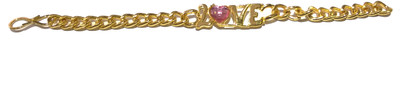 50% OFF on Swarnim Jewellers I love you Metal Bracelet