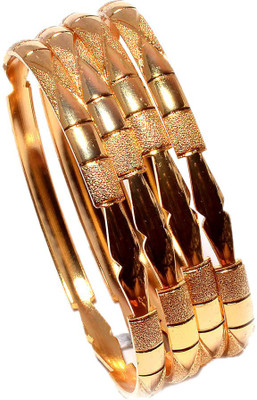 51% OFF on Jewar Mandi Exclusive Jewellery Metal Rhodium Plated Bangle Set Pack of 4