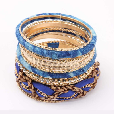 30% OFF on KhoobSurati Metal Bangle Set Pack of 12