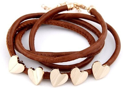 66% OFF on Grandhit Trendy Leather Bracelet