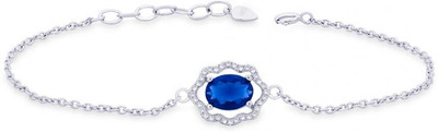 30% OFF on Taraash Blue Floral Sterling Silver Cubic Zirconia Bracelet 30% OFF on Taraash Blue Floral Sterling Silver Cubic Zirconia Bracelet