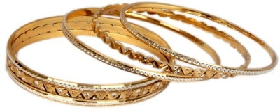 58% OFF on Pourni Brass Bangle Set Pack of 6
