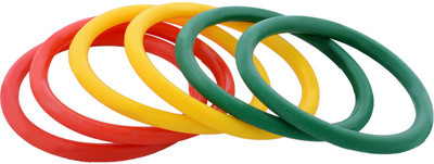 30% OFF on FashionFundamentals Round Bob marley Rubber Bracelet Set Pack of 6