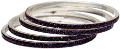 70% OFF on JaipurforYou Channel Setted Alloy Bangle Set Pack of 4