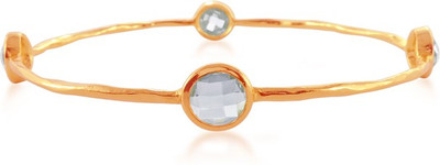 50% OFF on Image Inc Dimona Silver Cubic Zirconia Sterling Silver Plated Bangle