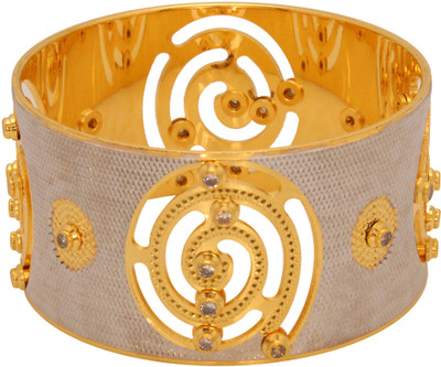 70% OFF on Vendee Fashion Dazzling Brass Bangle