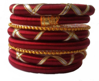 60% OFF on Kuhuk Thread Accessory Plastic Bangle Set Pack of 8