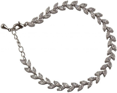 11% OFF on Siyora Brass Cubic Zirconia Rhodium Plated Bracelet 11% OFF on Siyora Brass Cubic Zirconia Rhodium Plated Bracelet