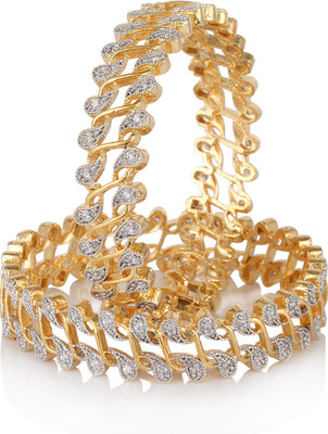 70% OFF on Jewels Galaxy 101 Alloy Bangle Set Pack of 2 70% OFF on Jewels Galaxy 101 Alloy Bangle Set Pack of 2