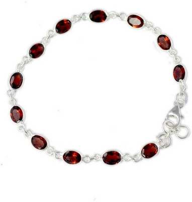 50% OFF on Designer Silver Silver Garnet Bracelet