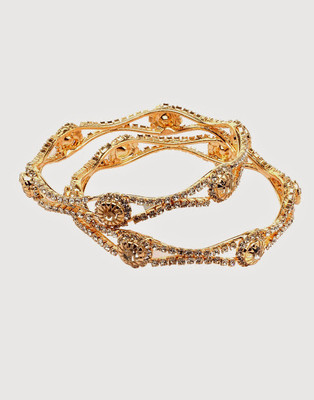 10% OFF on Oars Rose Metal Bangle Set Pack of 2 10% OFF on Oars Rose Metal Bangle Set Pack of 2