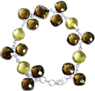 50% OFF on Arsh Crown Sky Dominion BR1259 Sterling Silver Quartz Sterling Silver Plated Bracelet