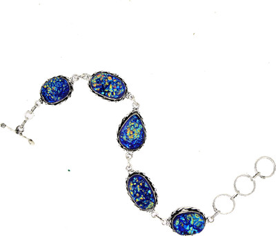 65% OFF on Melange Jewels Designer Stones Silver Bracelet