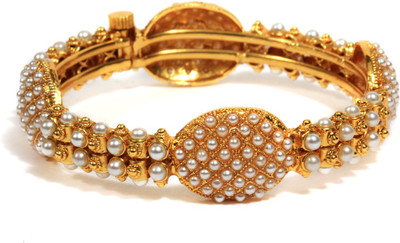 Bindhani Bridal Alloy 10K White Gold Plated Bracelet