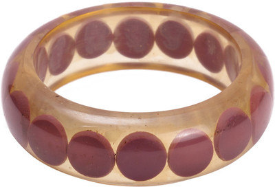30% OFF on KhoobSurati Transy With Deep Sheathed Buttons Plastic Bangle