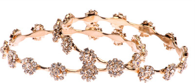 49% OFF on Rays Alloy 22K Yellow Gold Plated Bangle Set Pack of 2 49% OFF on Rays Alloy 22K Yellow Gold Plated Bangle Set Pack of 2