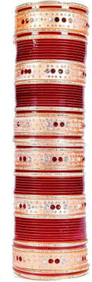 61% OFF on Absolute Shringaar Lovable Acrylic Rhodium Plated Chudas Pack of 72