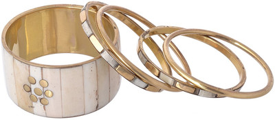 83% OFF on Arittra All time great Brass, Bone Bangle Set Pack of 5 83% OFF on Arittra All time great Brass, Bone Bangle Set Pack of 5
