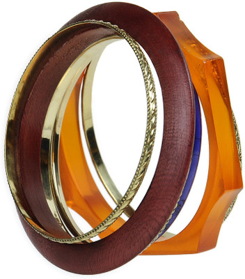 66% OFF on The Pari Brass Brass Plated Bangle Set Pack of 5 66% OFF on The Pari Brass Brass Plated Bangle Set Pack of 5