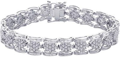 25% OFF on Lucera Silver Cubic Zirconia Bracelet