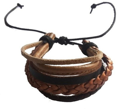 67% OFF on Cuero Leather Bracelet