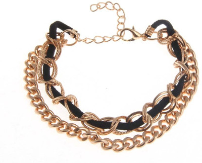 50% OFF on Jewelizer Multistrand Gold Tone Chain Alloy Bracelet 50% OFF on Jewelizer Multistrand Gold Tone Chain Alloy Bracelet