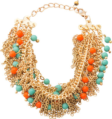 20% OFF on Blueberry Metal, Glass Yellow Gold Plated Bracelet