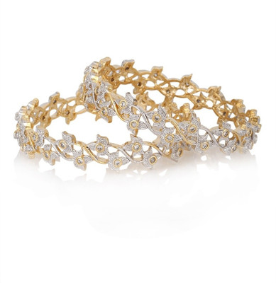 68% OFF on Moksh Jewels Alloy Bangle Set Pack of 2 68% OFF on Moksh Jewels Alloy Bangle Set Pack of 2