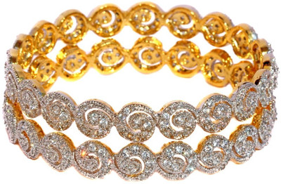 40% OFF on Scrunchh Alloy Bangle Pack of 2