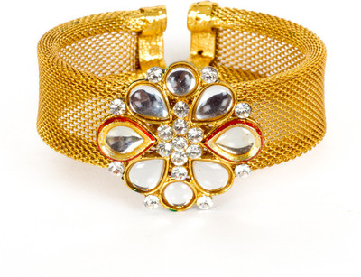 64% OFF on Subh SB Alloy Yellow Gold Plated Kada