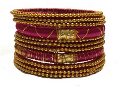 32% OFF on Kuhuk Thread Accessories Plastic Bangle Set Pack of 11