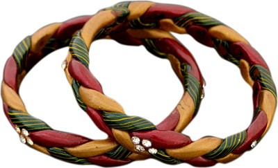 22% OFF on DFR Ethnic Diva Alloy Bangle Set Pack of 2 22% OFF on DFR Ethnic Diva Alloy Bangle Set Pack of 2