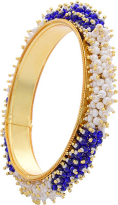 87% OFF on Prisha Elegant Alloy 18K Yellow Gold Plated Bangle