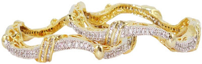 37% OFF on Anjan Beautiful Alloy Bangle Set Pack of 2