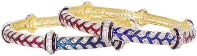 40% OFF on Anjan Attractive Alloy Bangle Set Pack of 2