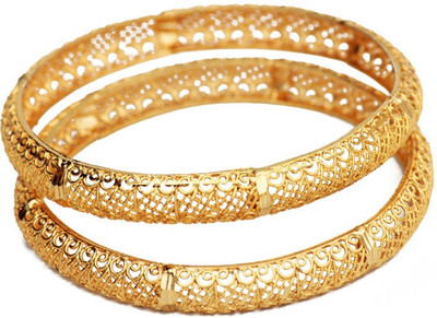 24% OFF on Karigari Fashion jewels Simply Stylish Alloy Bangle Set Pack of 2