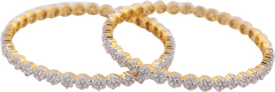 60% OFF on Mgold Alloy 18K Yellow Gold Plated Bangle Set Pack of 2 60% OFF on Mgold Alloy 18K Yellow Gold Plated Bangle Set Pack of 2