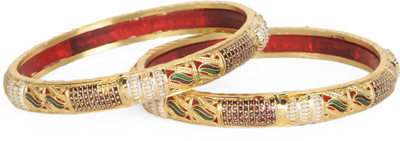 77% OFF on Ethnic Jewels Alloy Bangle Set Pack of 2 77% OFF on Ethnic Jewels Alloy Bangle Set Pack of 2