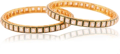 50% OFF on Adwitiya Collection Wedding Delight Copper Pearl 22K Yellow Gold Plated Bangle Set Pack of 2 50% OFF on Adwitiya Collection Wedding Delight Copper Pearl 22K Yellow Gold Plated Bangle Set Pack of 2