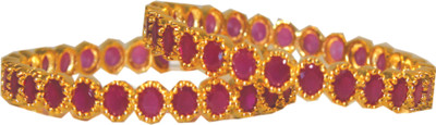 15% OFF on Bejeweled Copper Copper Plated Bangle Set Pack of 2 15% OFF on Bejeweled Copper Copper Plated Bangle Set Pack of 2
